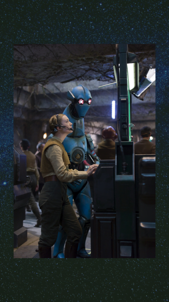 Billie Lourd in star wars