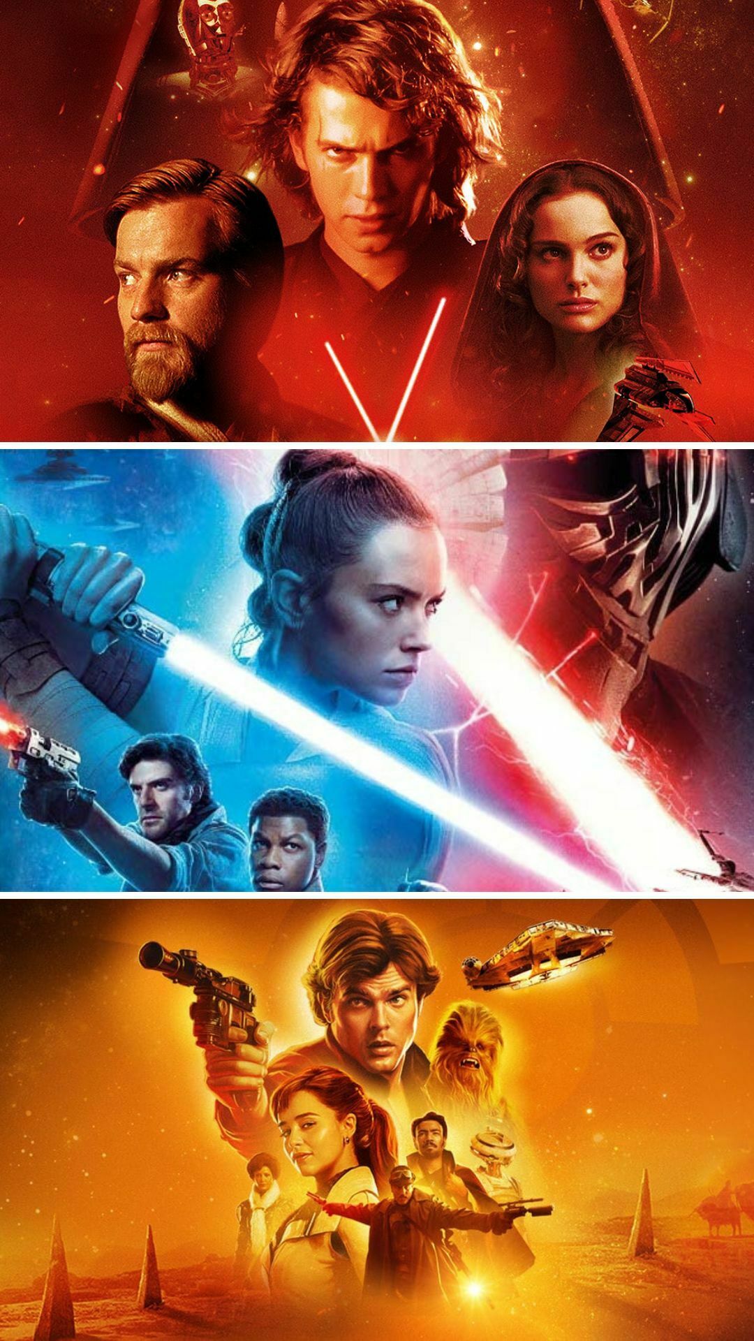 STAR WARS MOVIES LIST (2002-2019)