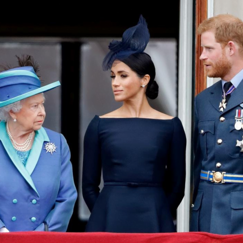 Meghan Markle with Queen Elizabeth II