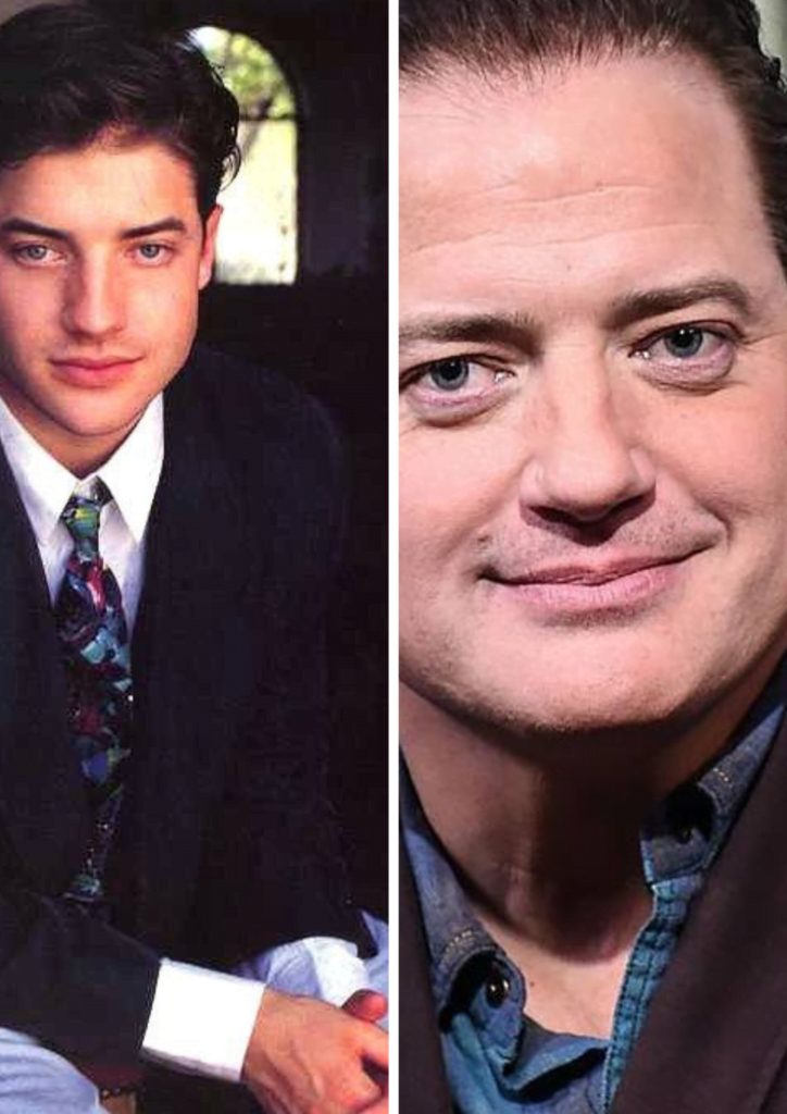 Brendan Fraser (old and new pic)