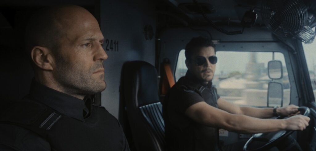 Wrath of Man armored truck action scene